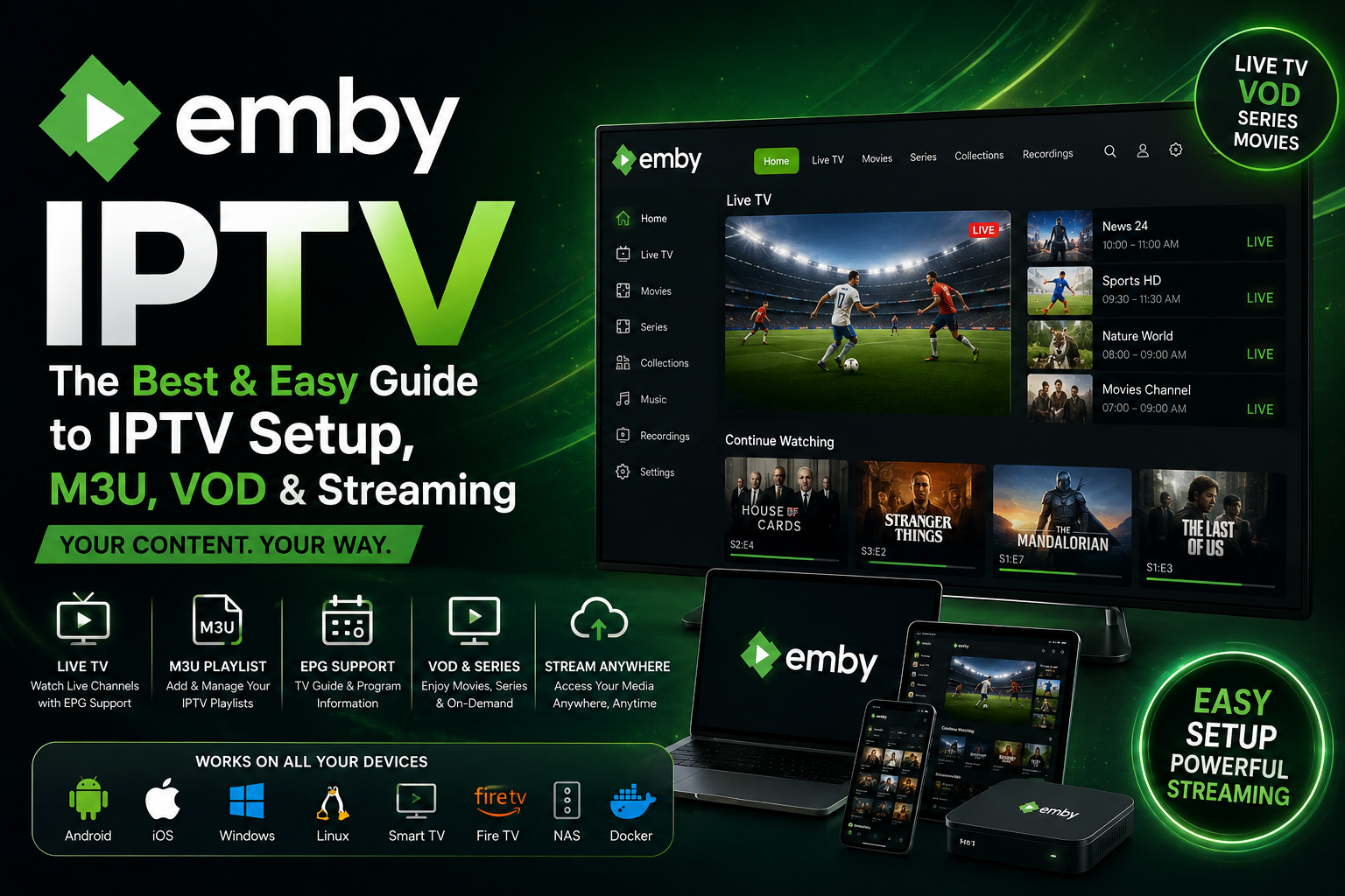 Emby IPTV