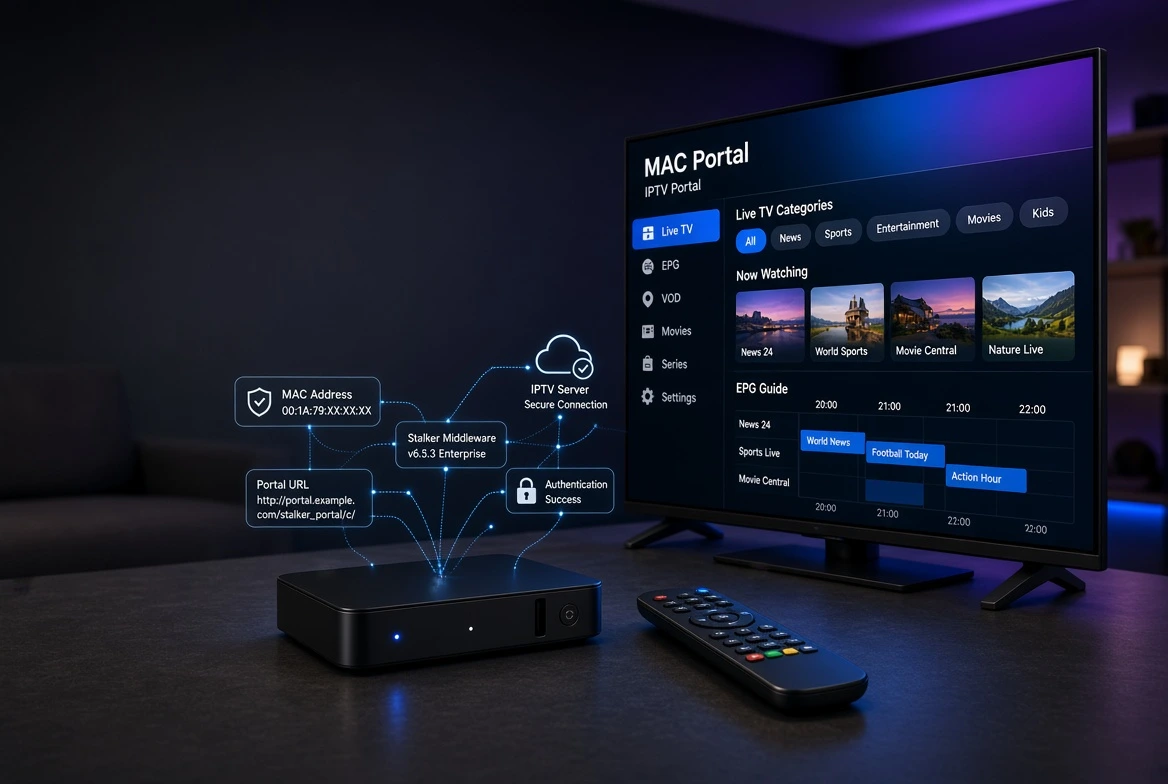 IPTV MAC Portal